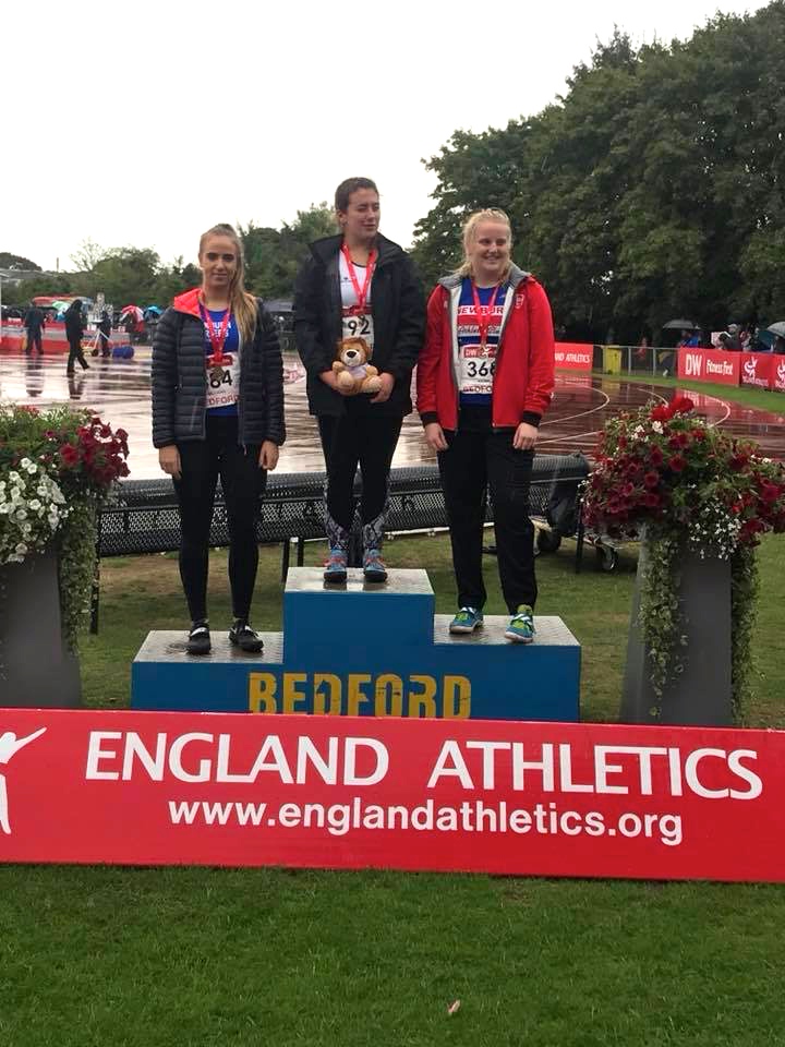 Charlotte Wins Bronze at National Championships – Tony Wins Bronze Medals at British Masters Championships – New PB’s for Harriers at Mid Lancs Medal Meeting – Jess doubles on 1500m & 3000m at Watford – Top 5 for Thomas at Malham