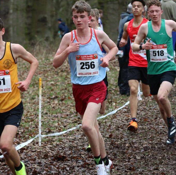 Harriers at English Schools XC Championships – New PB for Rob in New York – new PB’s for Evie & George at Trafford – Katie & Jan at Leighton Hall