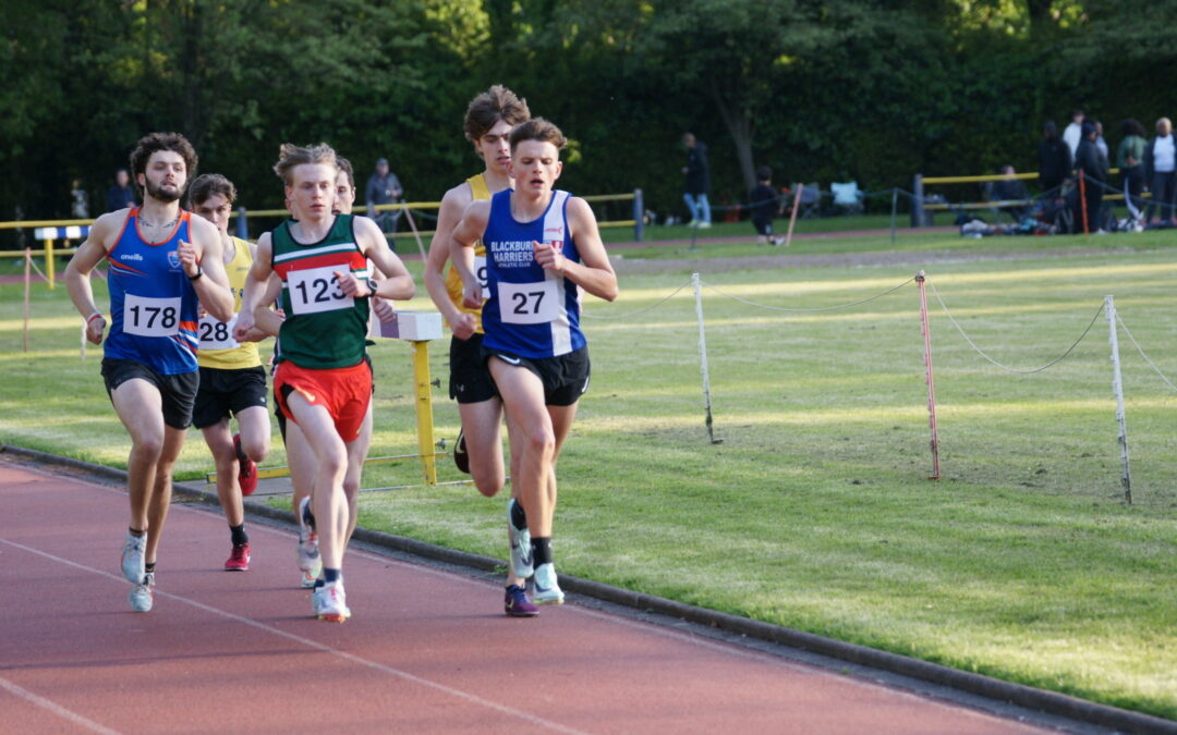 PB’s for Harriers at Trafford BMC & Grand Prix Races