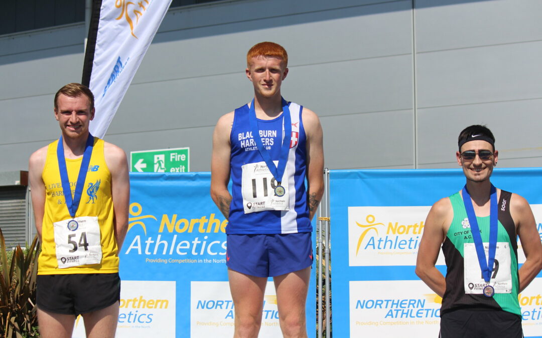 2 Titles & 8 Medals at Northern T&F Champs for the Harriers – UKYDL (LAG) Match 2 & Jack goes No. 1 for U13B 800/1200/1500m – Louisa Powell-Smith 2nd at Kelbrook – Power of 5k