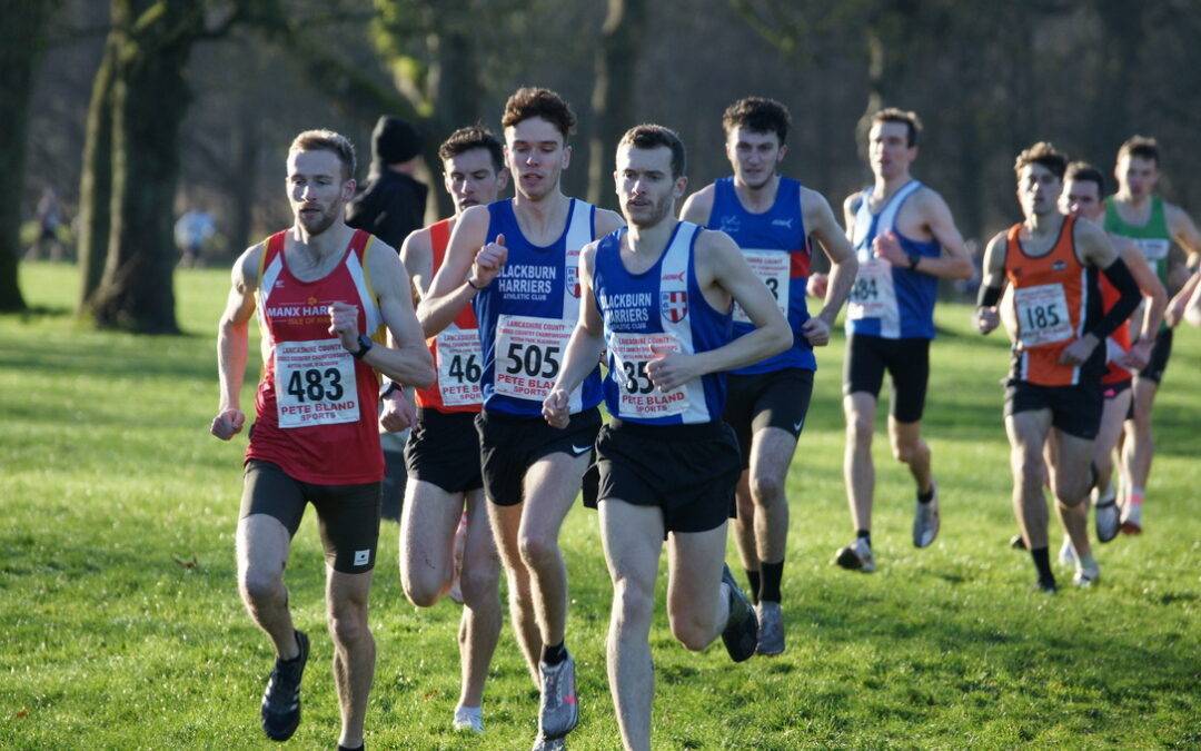 Invidual & Team Wins for the Harriers at 2024 Lancashire Cross Country Championships