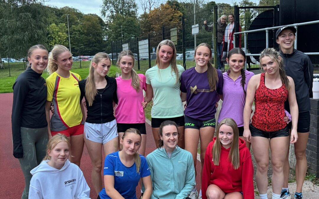 National Road Relays – Jess 2nd in Vitality 10k – Gina debut’s at Chester Marathon – Bendict top 5 at Thieveley Pike – New PB’s for Harry at Trafford – Track Photo