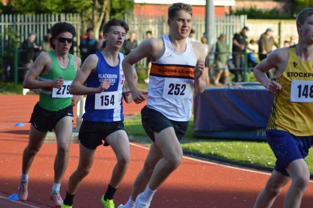 PB’s for Harriers at Trafford Grand Prix – Matt 2nd in US Conference Championships